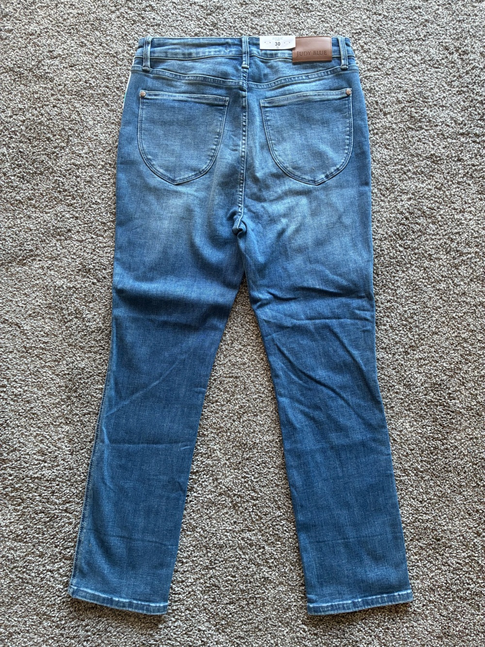 Judy Blue Medium Blue Capri Jeans - Picture 2 of 5